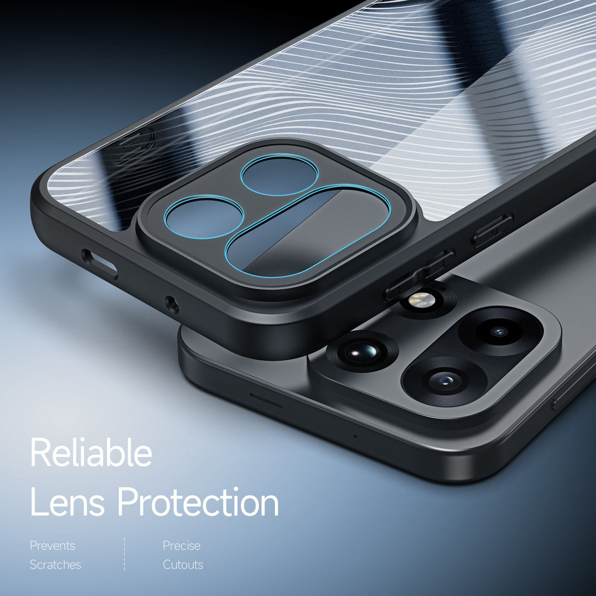 OnePlus 15 DUX DUCIS Aimo Series Plast Deksel - Gjennomsiktig / Svart