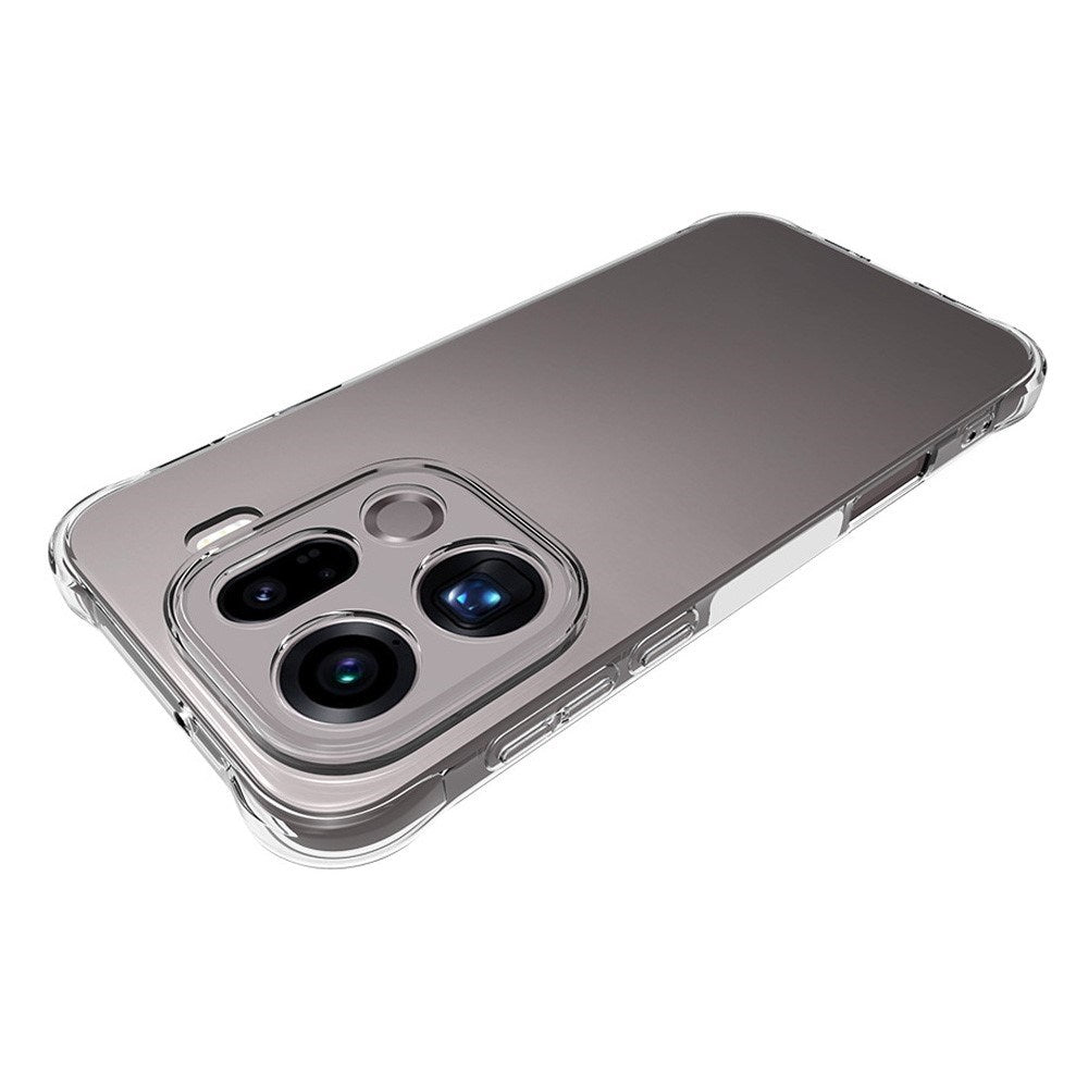 EIDERWOOD OPPO Find X9 Pro Fleksibelt Plast Deksel m. Støtabsorberende Hjørner - Gjennomsiktig
