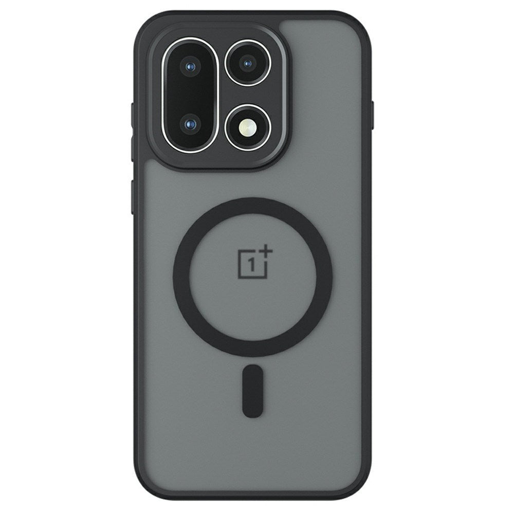 EIDERWOOD OnePlus 15 Matt MagSafe-Deksel – Transparent/Svart