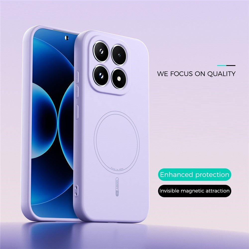 Xiaomi 17 Silikon Deksel - MagSafe Kompatibel - Lilla