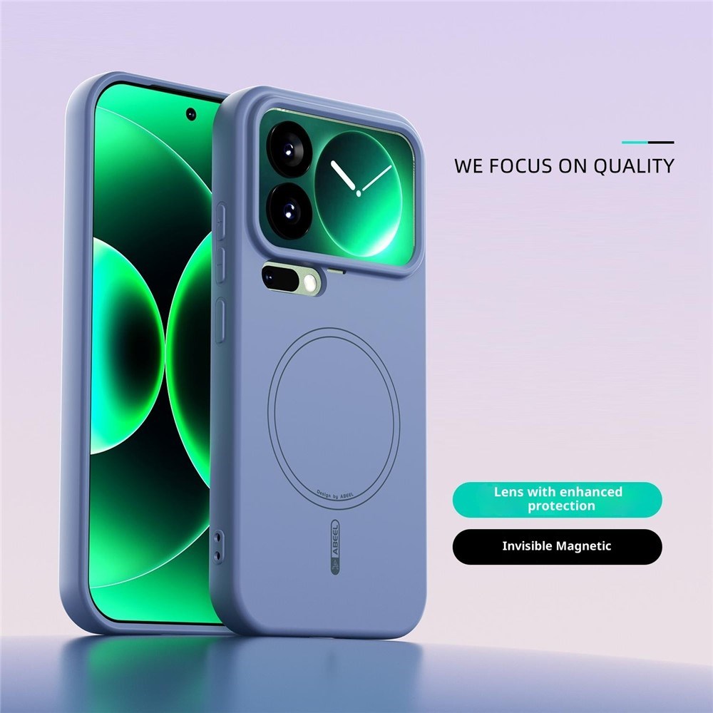 Xiaomi 17 Pro Silikon Deksel - MagSafe Kompatibel - Blå