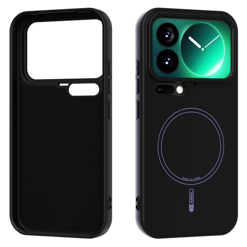 Xiaomi 17 Pro Silikon Deksel - MagSafe Kompatibel - Svart