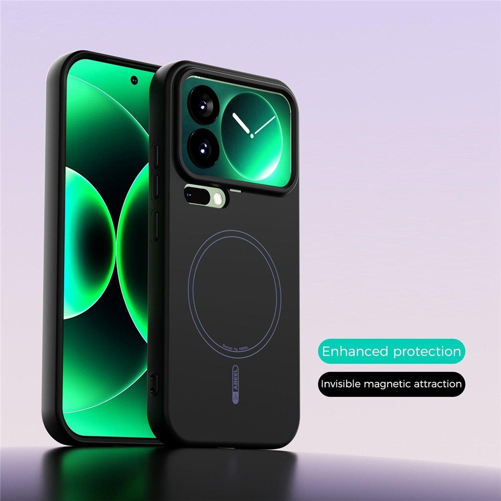 Xiaomi 17 Pro Silikon Deksel - MagSafe Kompatibel - Svart