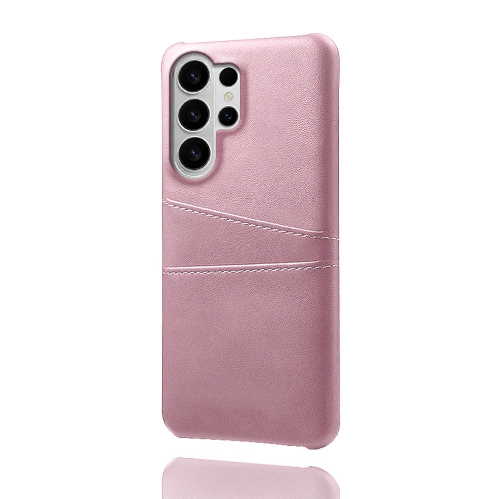 Samsung Galaxy S26 Ultra EIDERWOOD Kunstskinn Deksel m. Kortholder - Rosa