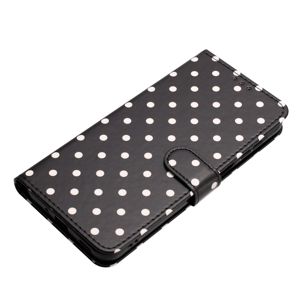 EIDERWOOD Xiaomi 17 Pro Max Kunstskinn Flip Deksel m. Polka Design - Svart