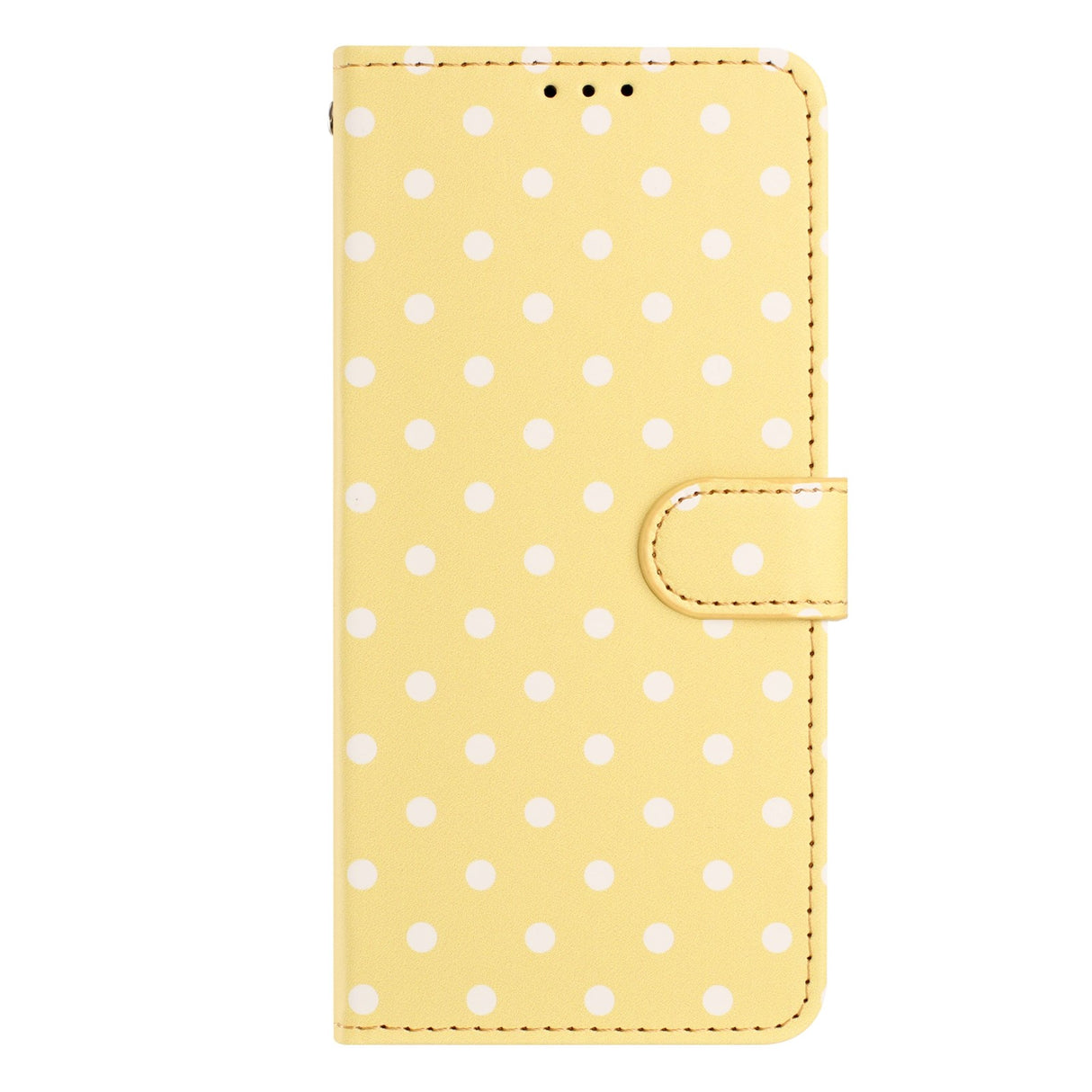 EIDERWOOD Xiaomi 17 Pro Kunstskinn Flip Deksel m. Polka Design - Gul