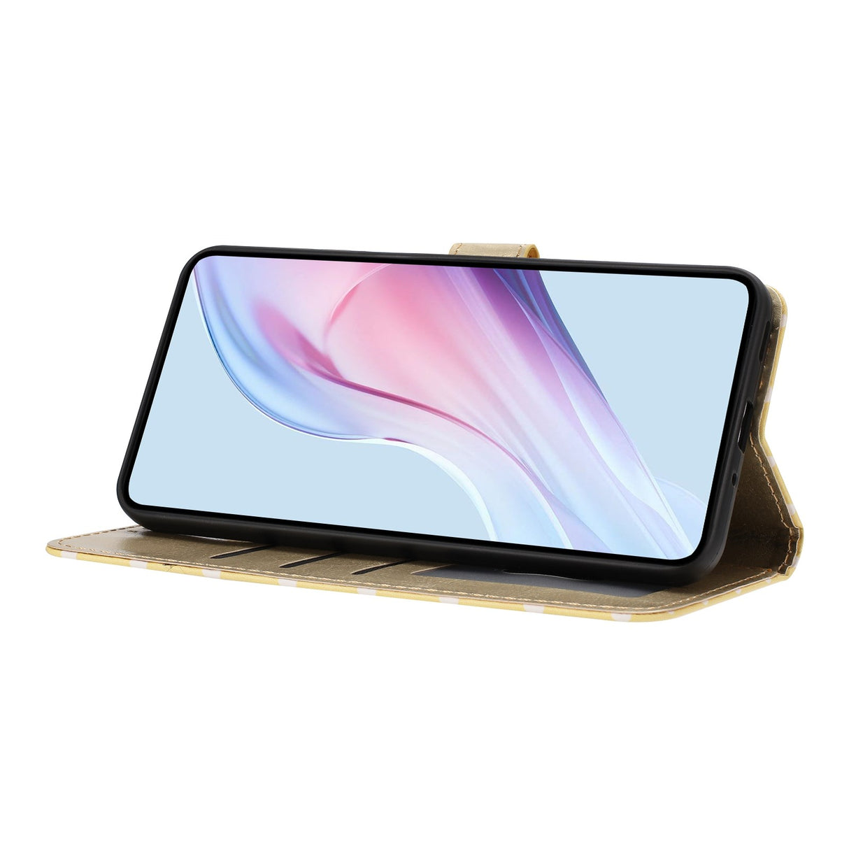 EIDERWOOD Xiaomi 17 Pro Kunstskinn Flip Deksel m. Polka Design - Gul