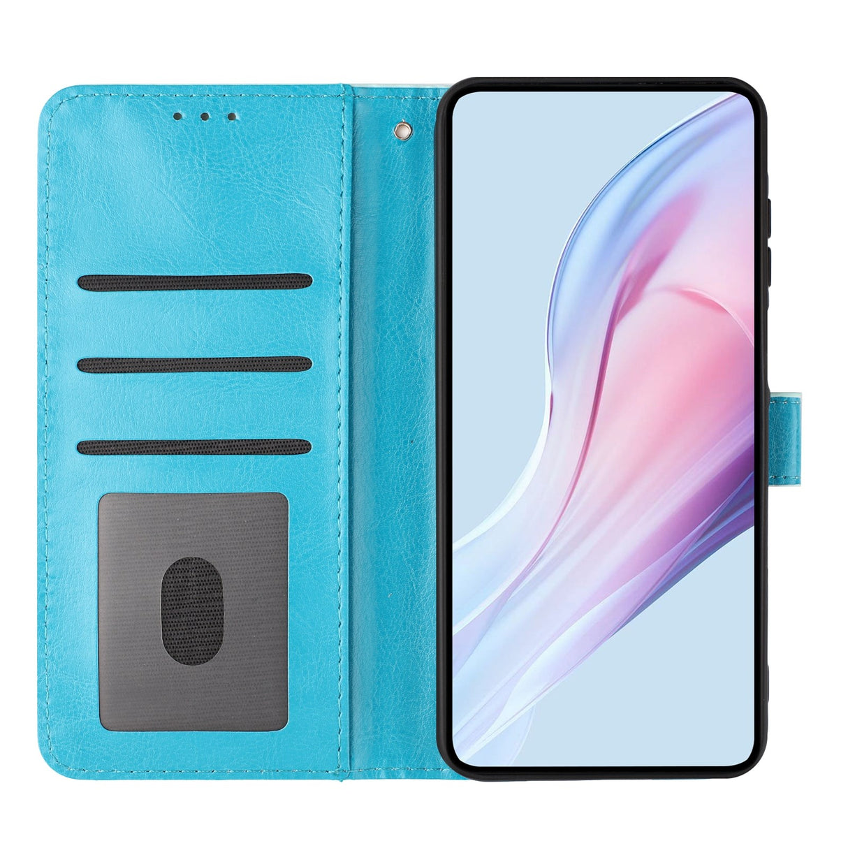 EIDERWOOD Xiaomi 17 Pro Kunstskinn Flip Deksel m. Polka Design - Blå