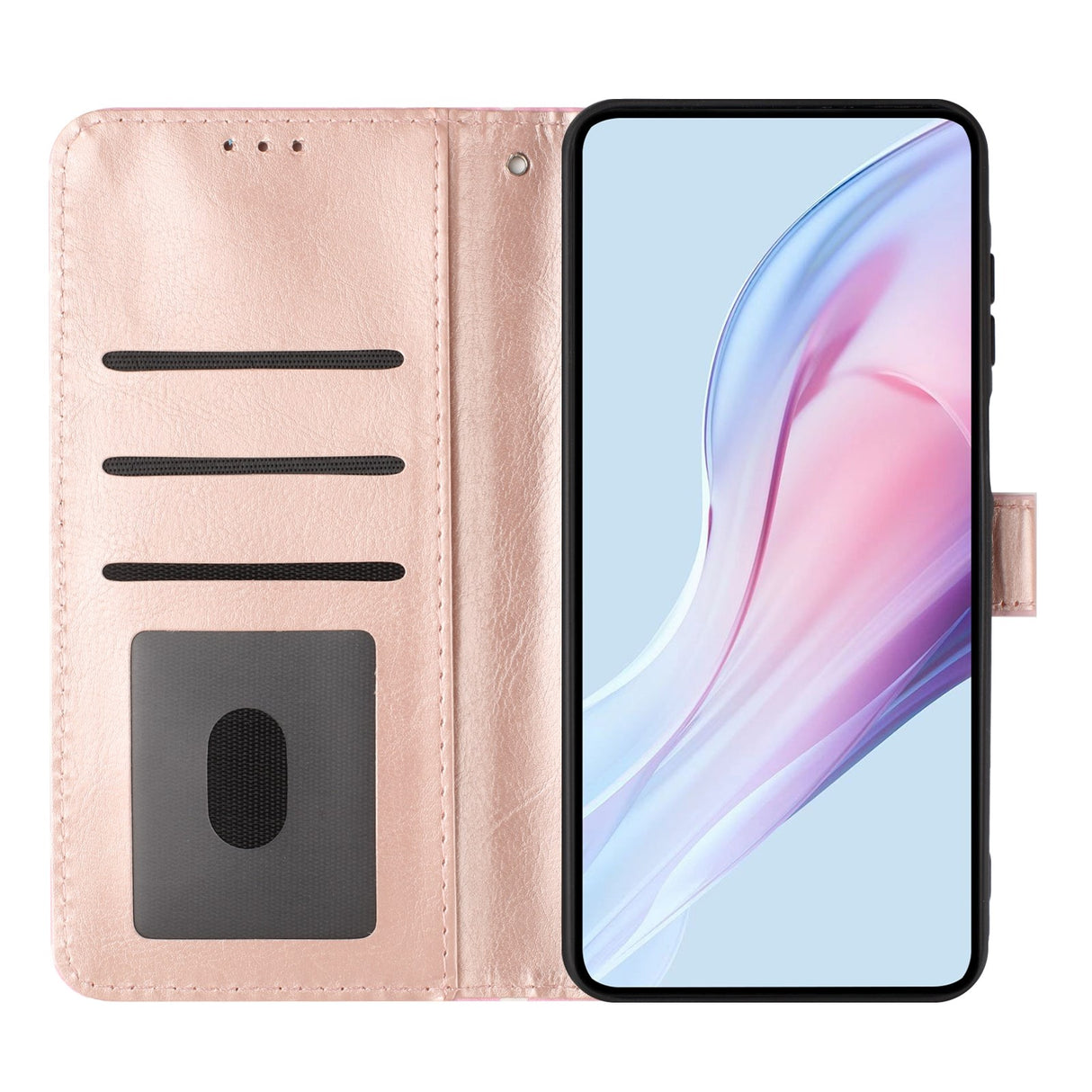 EIDERWOOD Xiaomi 17 Pro Kunstskinn Flip Deksel m. Polka Design - Rosa