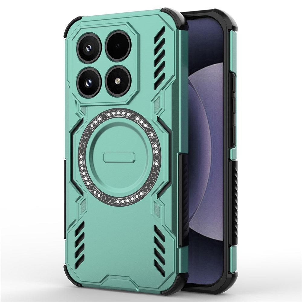 Xiaomi 17 EIDERWOOD Hybrid Håndverkerdeksel m. Varmeutslipp - Grønn