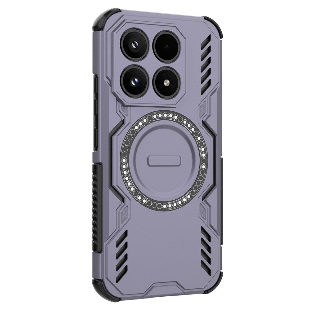 Xiaomi 17 EIDERWOOD Hybrid Håndverkerdeksel m. Varmeutslipp - Lilla