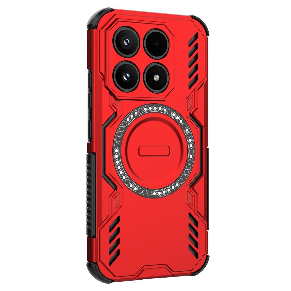Xiaomi 17 EIDERWOOD Hybrid Håndverkerdeksel m. Varmeutslipp - Rød