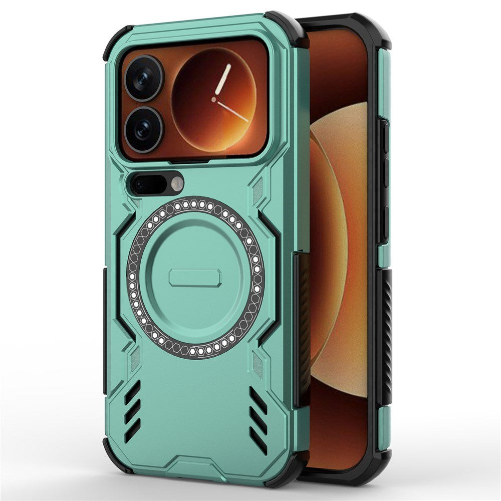 Xiaomi 17 Pro EIDERWOOD Hybrid Håndverkerdeksel m. Varmeutslipp - Grønn