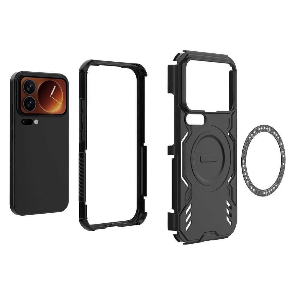 Xiaomi 17 Pro EIDERWOOD Hybrid Håndverkerdeksel m. Varmeutslipp - Rød
