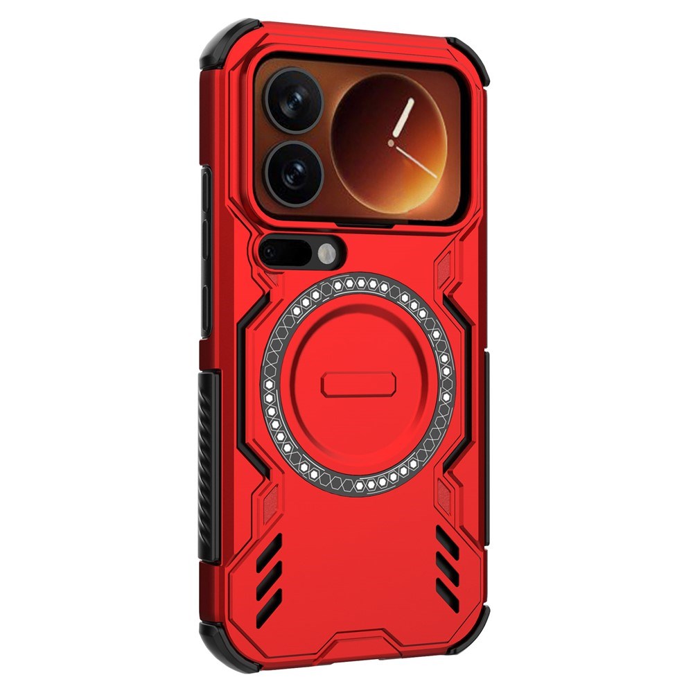 Xiaomi 17 Pro EIDERWOOD Hybrid Håndverkerdeksel m. Varmeutslipp - Rød