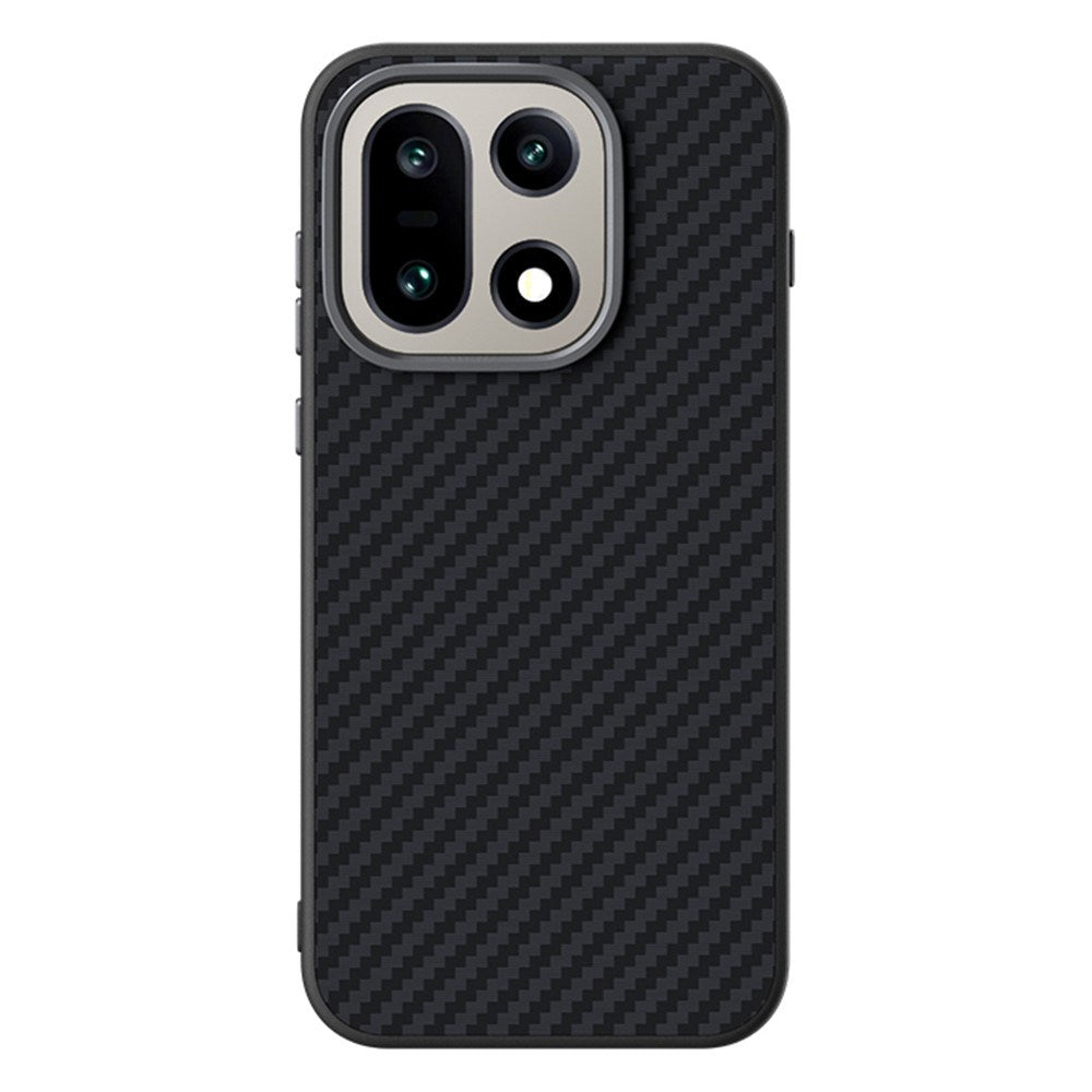 OnePlus 15 Karbonfiber Deksel - Svart