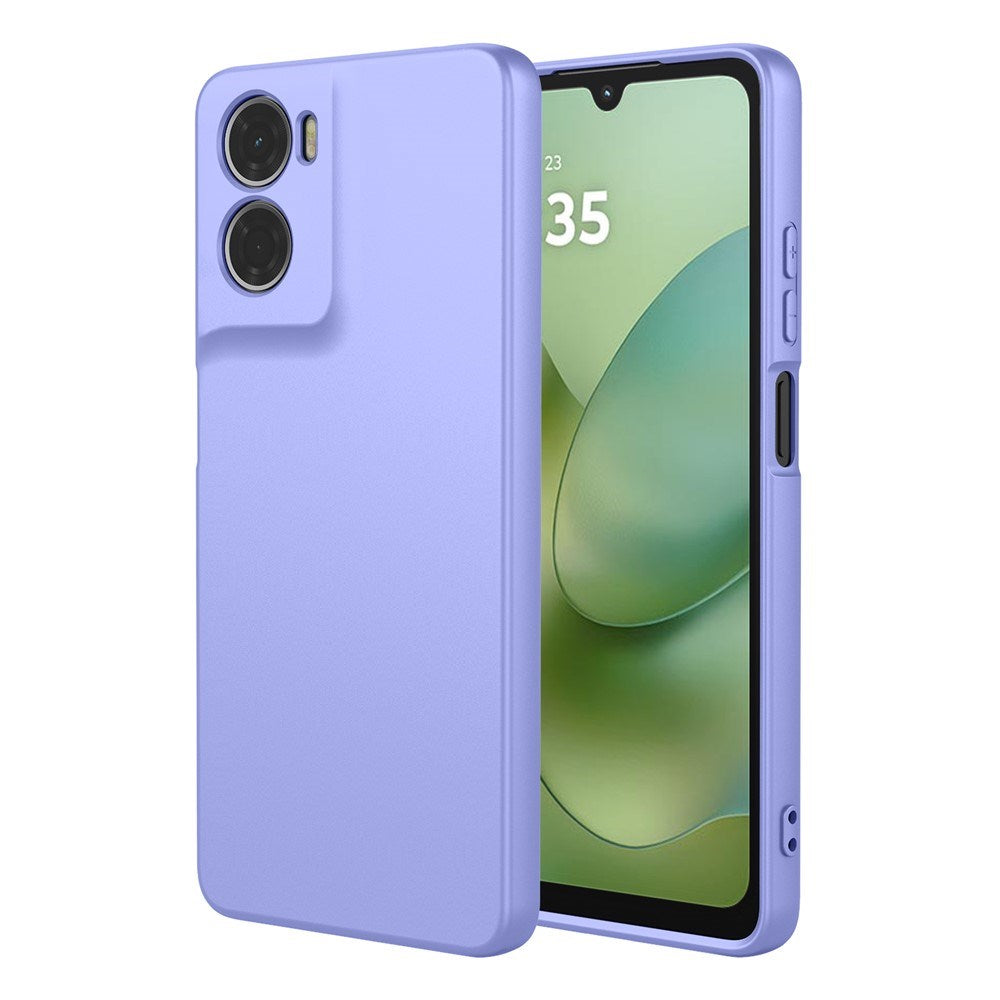 Motorola Moto G06 EIDERWOOD Fleksibelt Plast Deksel - Lilla