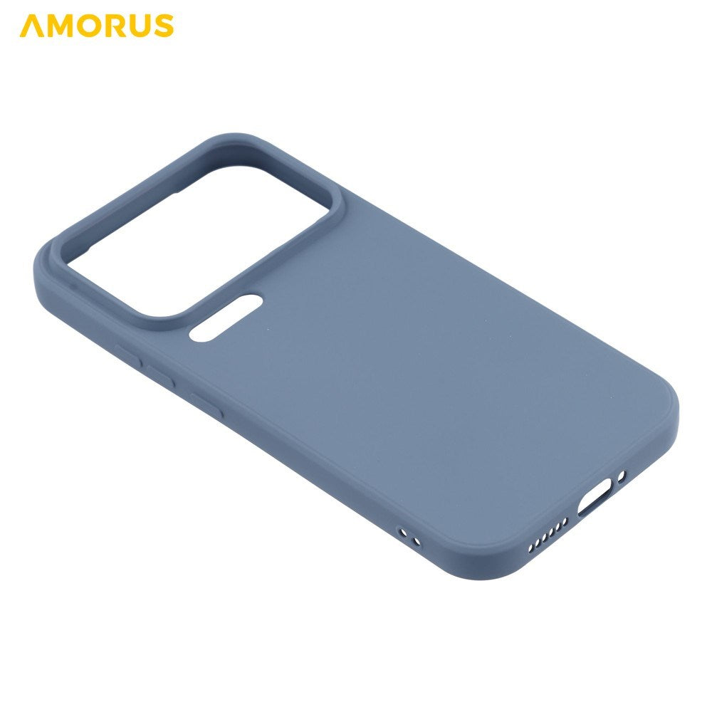Xiaomi 17 Pro Amorus Fleksibelt Plast Deksel - Blå