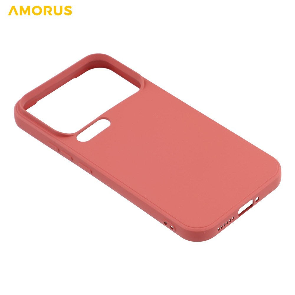 Xiaomi 17 Pro Amorus Fleksibelt Plast Deksel - Rød