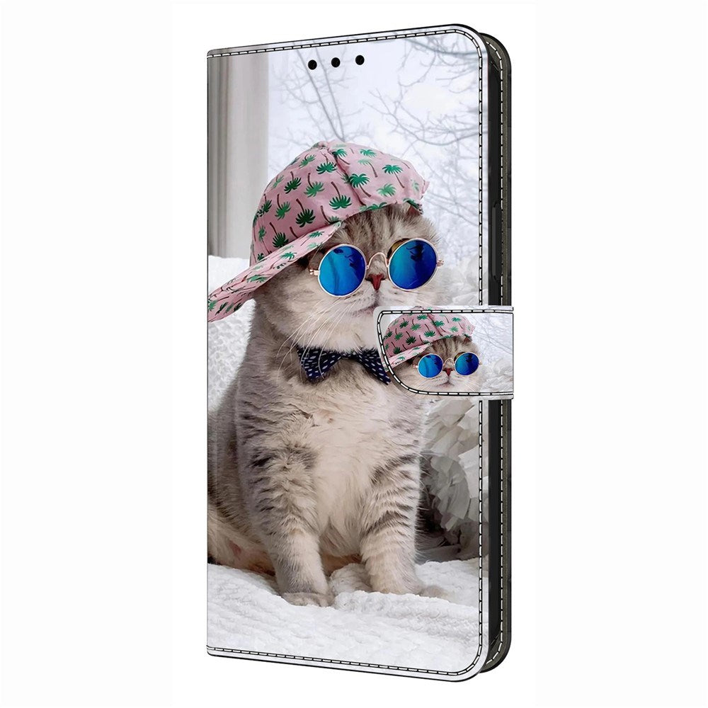 Samsung Galaxy S26 Ultra EIDERWOOD Kunstskinn Flip Deksel m. Print - Katt