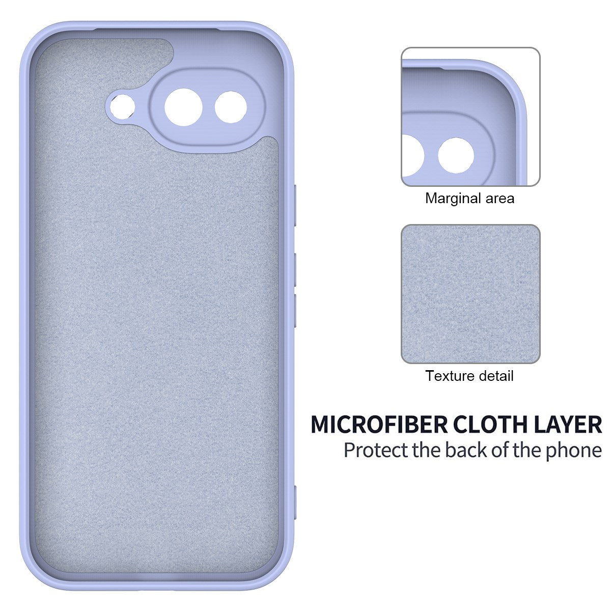 Google Pixel 10a EIDERWOOD Fôret Silikon Deksel m. Rem - Lilla