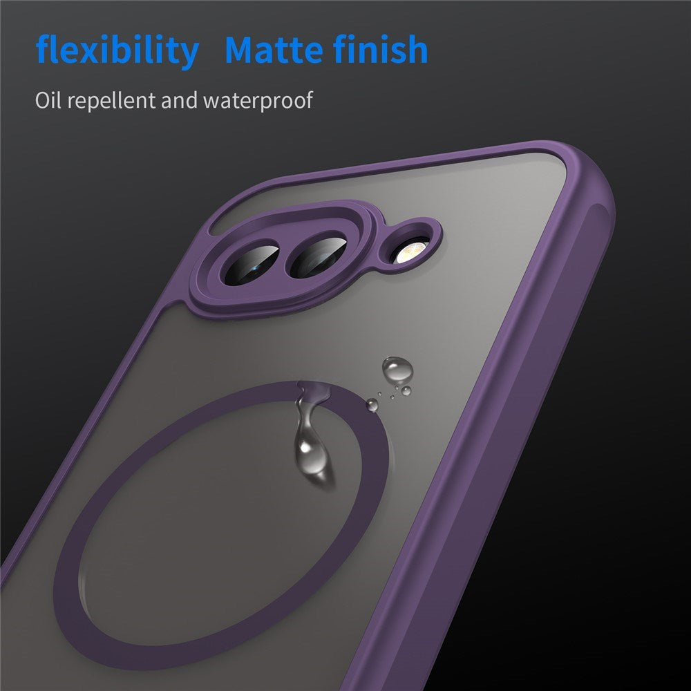 Google Pixel 10a EIDERWOOD Matt Hybrid Plast Deksel - MagSafe Kompatibel - Lilla