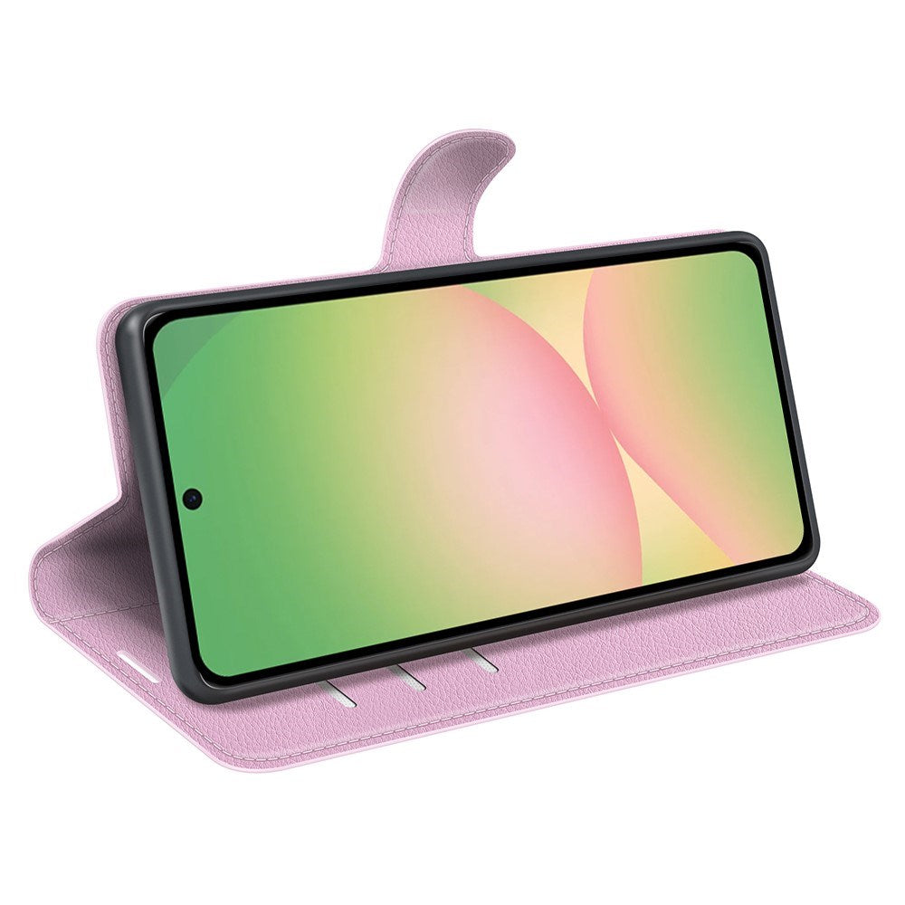 EIDERWOOD Samsung Galaxy A57 Kunstskinn Flip Deksel m. Kortholder & Ståfunksjon - Rosa