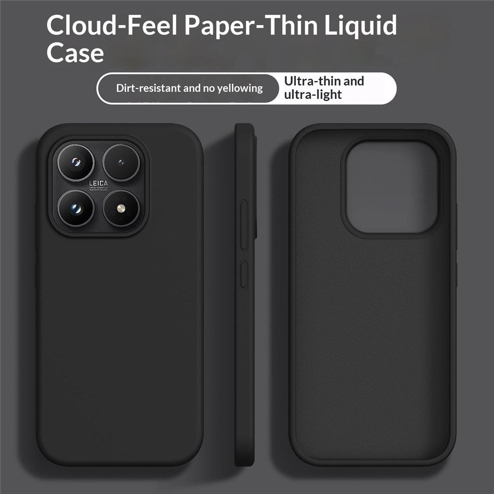 Xiaomi 17 EIDERWOOD 2-i-1 Silikon & Hard Plast Deksel - Svart