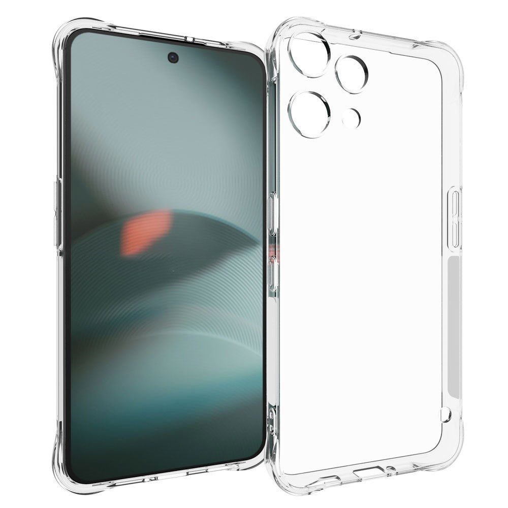 Nothing Phone (3a) Lite EIDERWOOD Fleksibelt Plast Deksel med Støtabsorberende Hjørner - Gjennomsiktig