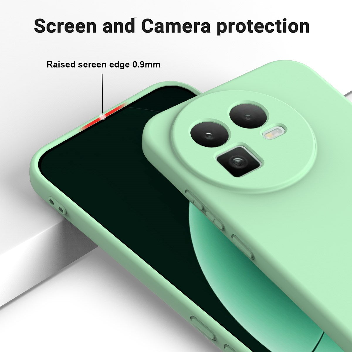 Realme GT 8 EIDERWOOD Silikon Deksel m. Stropp - Grønn