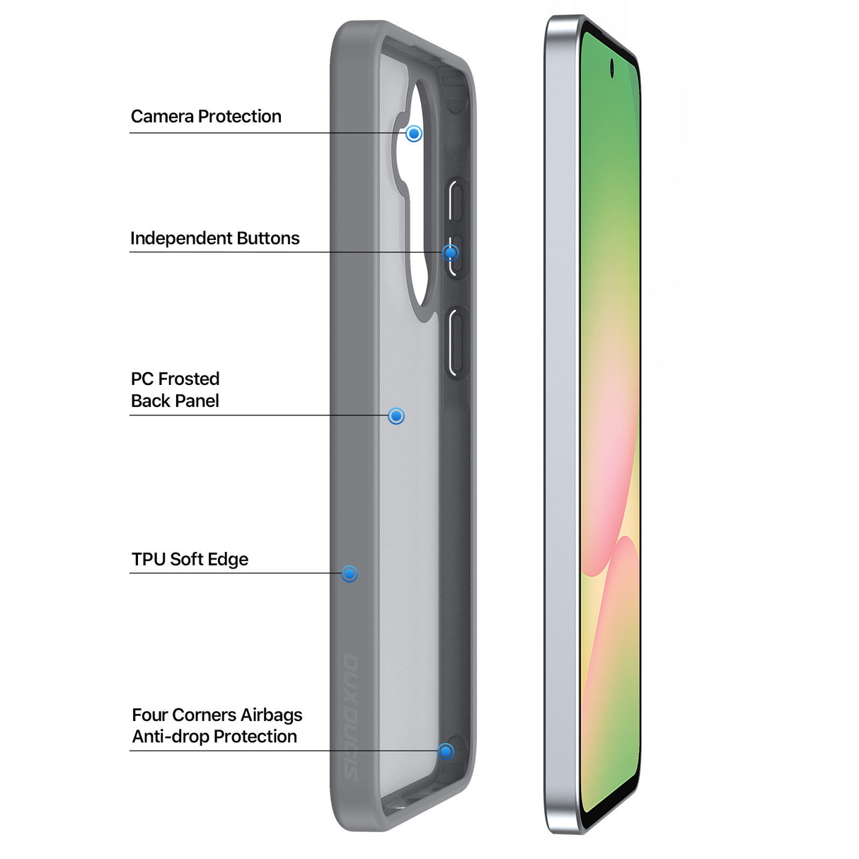 Samsung Galaxy A57 DUX DUCIS Hybrid Deksel - Grå