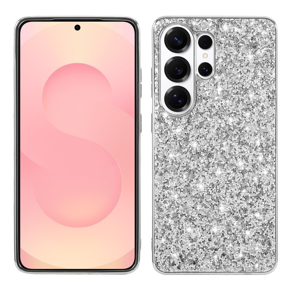 Samsung Galaxy S26 Ultra EIDERWOOD Hybrid Glitter Deksel - Sølv