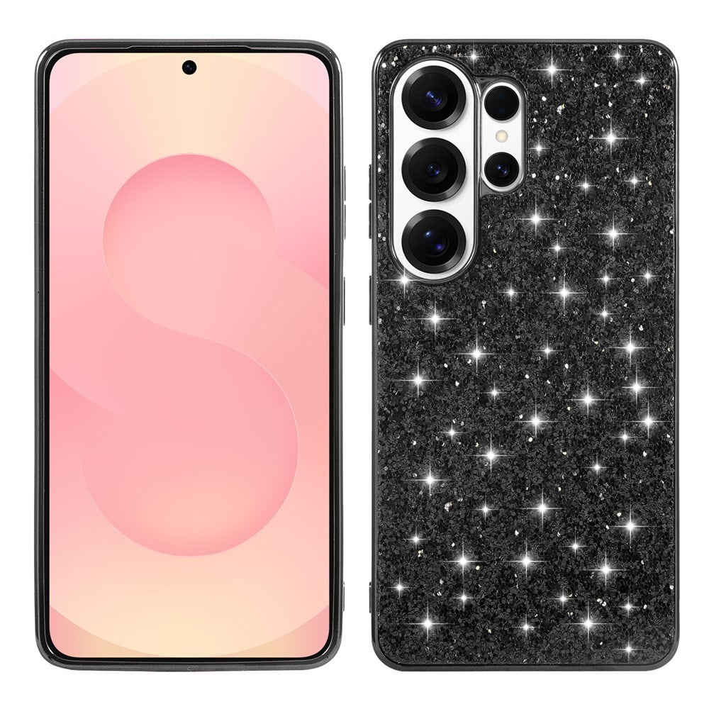 Samsung Galaxy S26 Ultra EIDERWOOD Hybrid Glitter Deksel - Svart