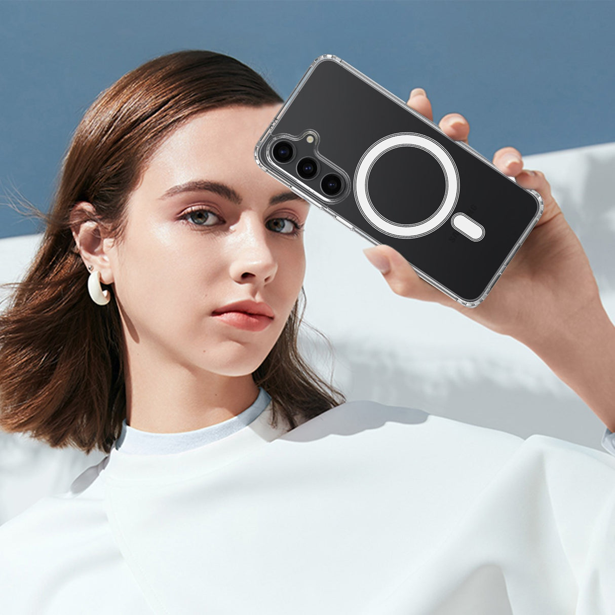 Samsung Galaxy A57 EIDERWOOD Hybrid Deksel - MagSafe Kompatibel - Gjennomsiktig