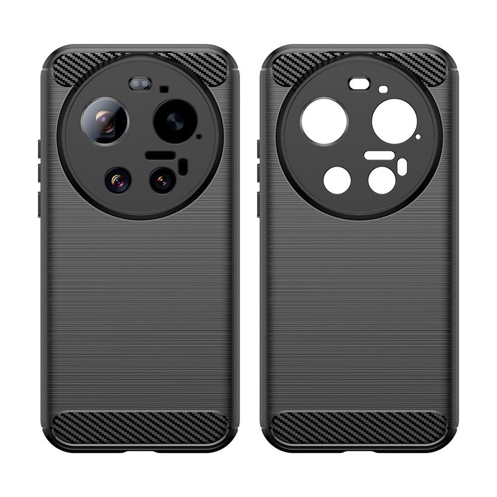 Xiaomi 17 Ultra EIDERWOOD Brushed Carbon Deksel - Svart