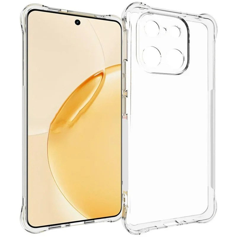 Realme 16 Pro+ WANLONFENG Fleksibelt Plast Deksel med Forsterkede Hjørner - Gjennomsiktig