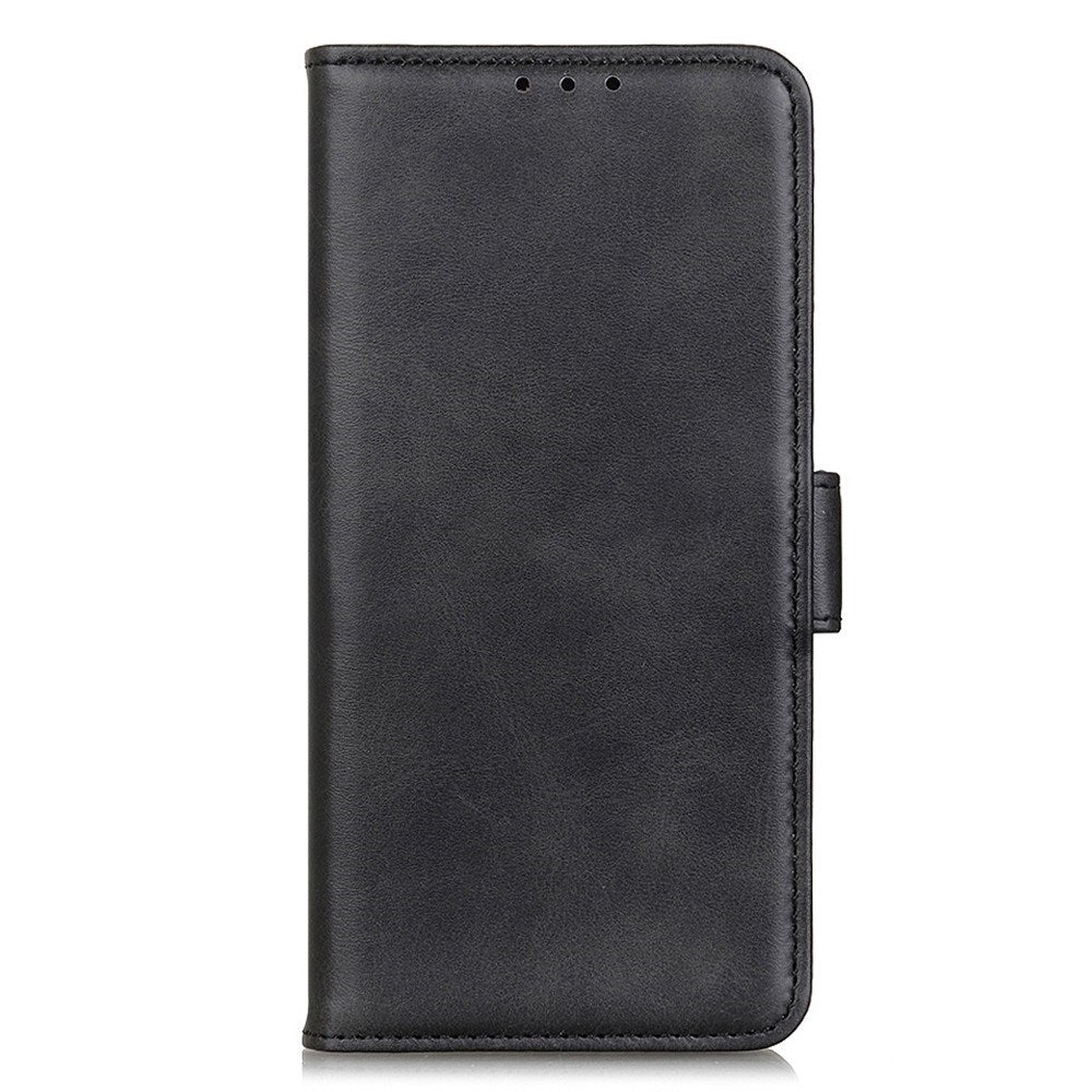 Motorola Moto G77 / G67 EIDERWOOD Kunstskinn Deksel med Kortholder - Svart