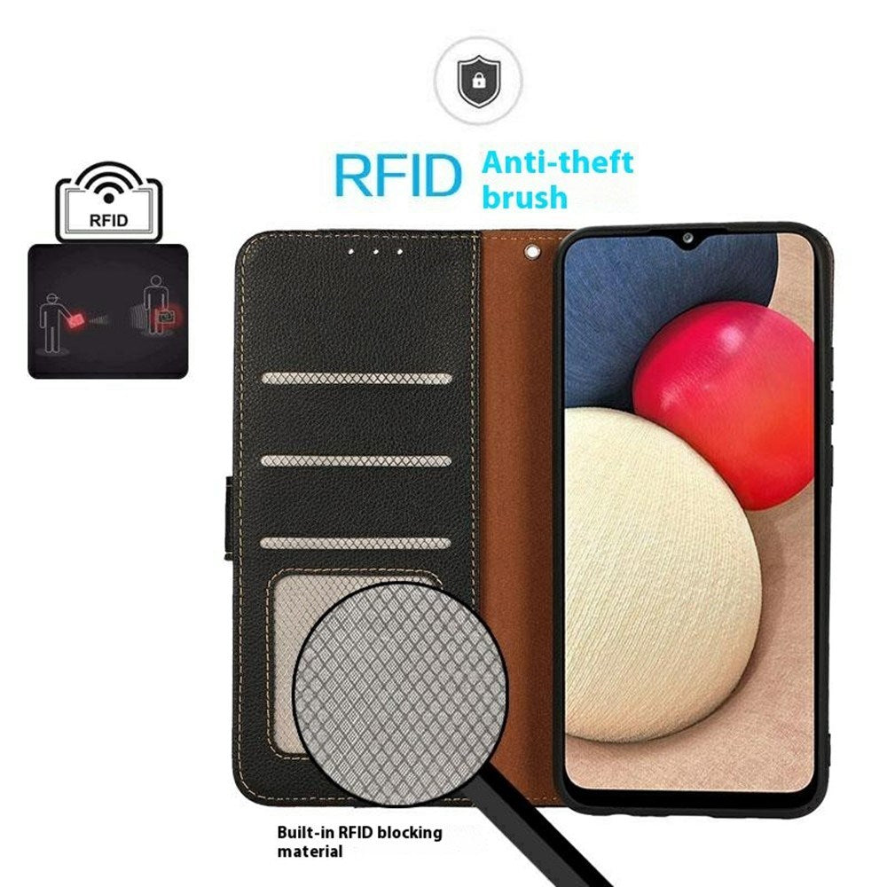 Motorola Edge 70 Fusion EIDERWOOD Kunstskinn Flip Deksel med Stropp – Svart