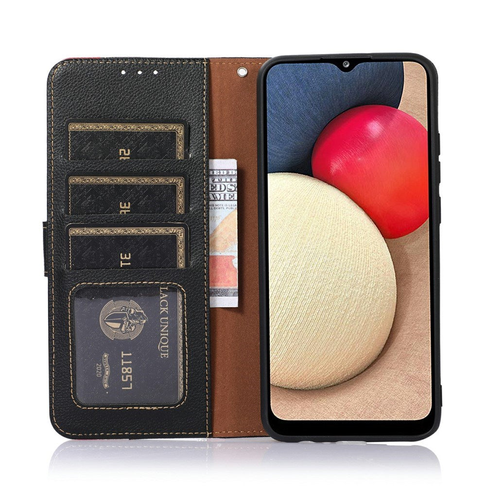 Motorola Edge 70 Fusion EIDERWOOD Kunstskinn Flip Deksel med Stropp – Svart