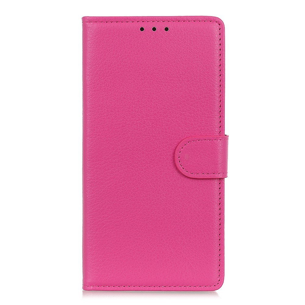 Motorola Edge 70 Fusion EIDERWOOD Kunstskinn Flip Deksel m. Kortholder & Støttefunksjon – Rosa