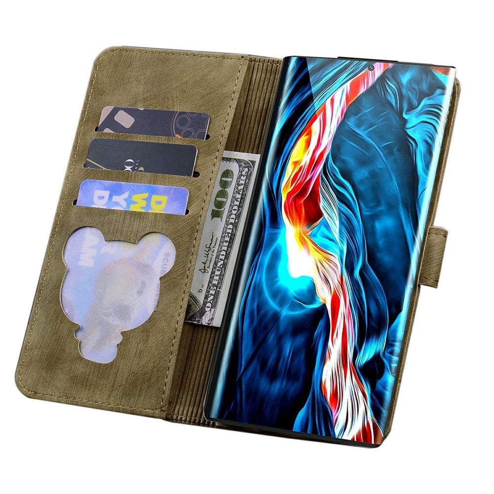 Samsung Galaxy S26 Ultra EIDERWOOD Flip Deksel med Trykk / Kortholder / Stropp - Brun