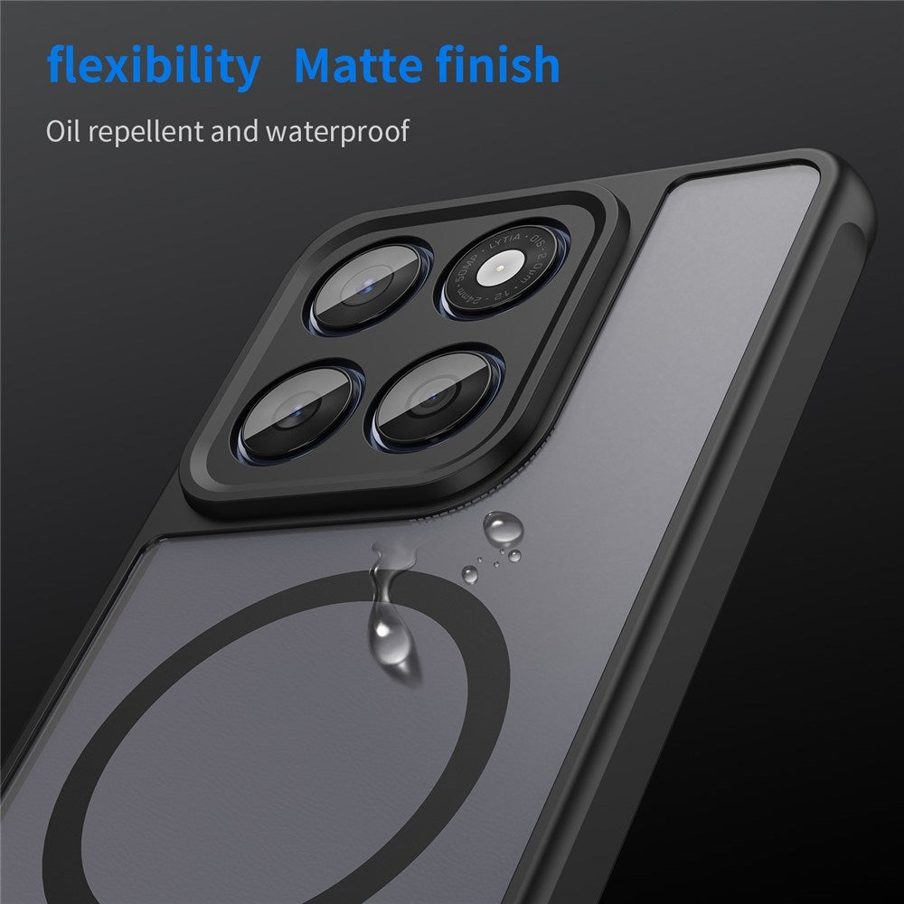 Motorola Moto G77 / G67 EIDERWOOD Hybrid Plast Deksel - MagSafe Kompatibel - Svart