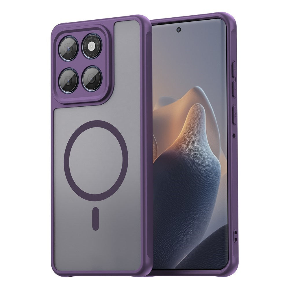 Motorola Moto G77 / G67 EIDERWOOD Hybrid Plast Deksel - MagSafe Kompatibel - Lilla