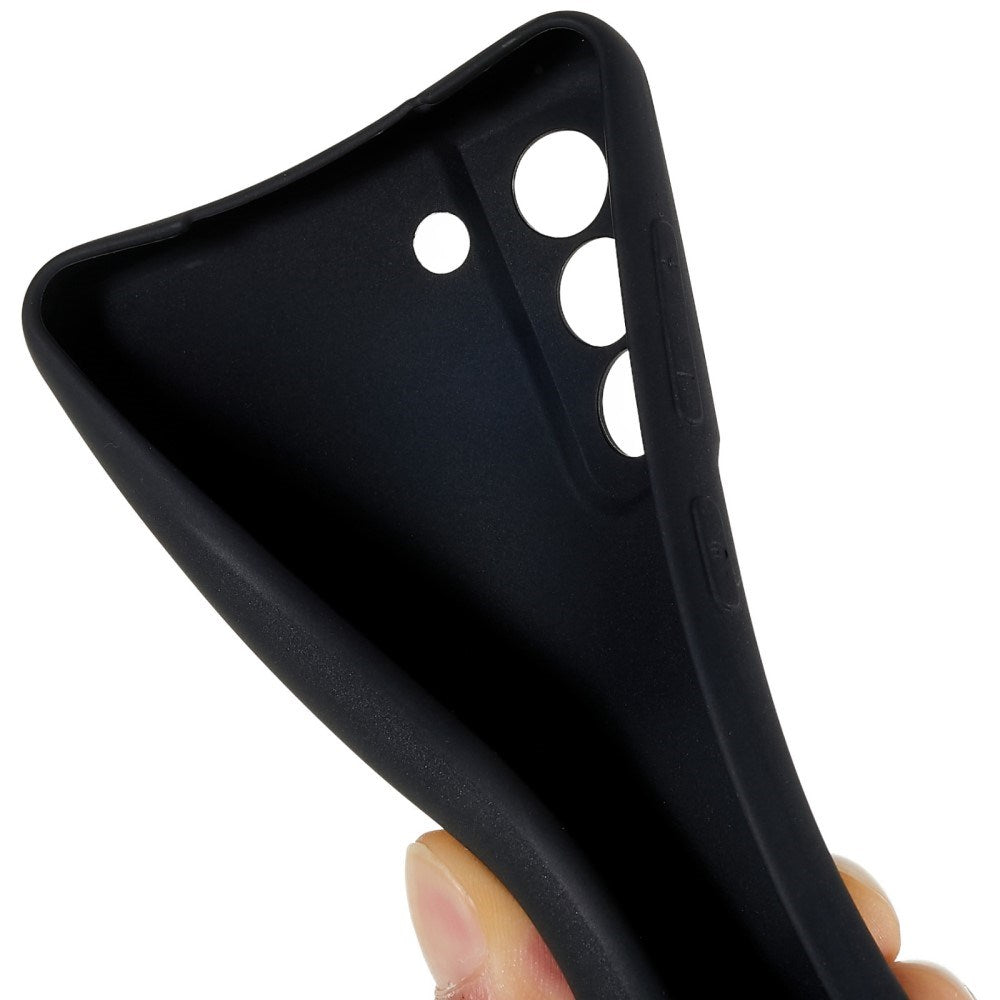 EIDERWOOD Samsung Galaxy S21 FE Fleksibelt Plast Deksel - Svart
