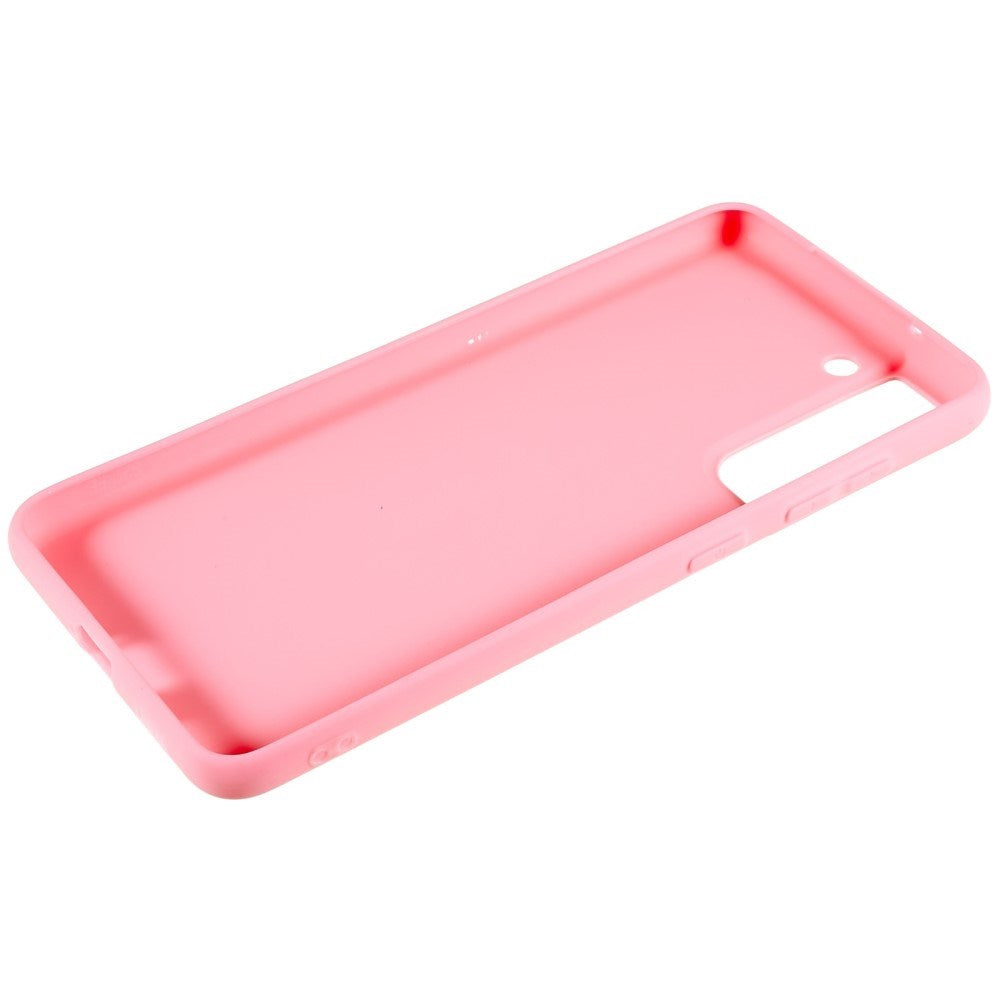 EIDERWOOD Samsung Galaxy S21 FE Fleksibelt Plast Deksel - Rosa