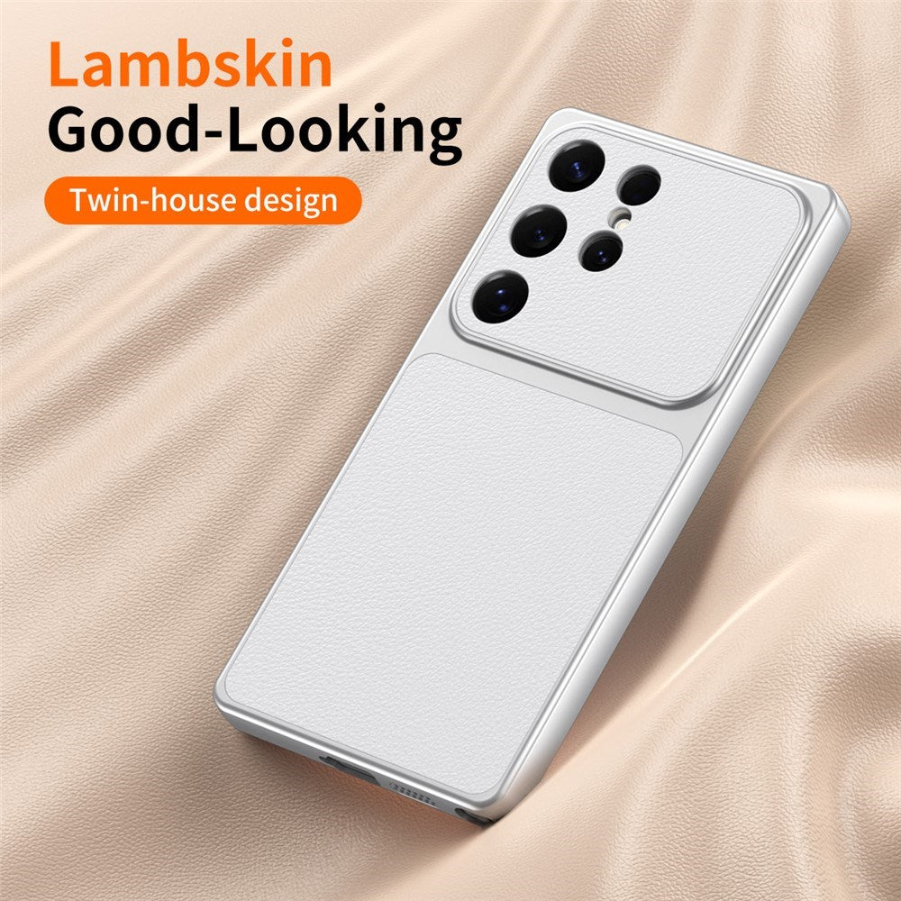 Samsung Galaxy S25 Ultra EIDERWOOD Hybrid Bakdeksel med Kunstskinn – Svart