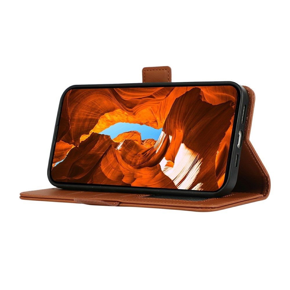EIDERWOOD Google Pixel 11 / 11 Pro Flipp Deksel med RFID-Blokkering & Kortholder – Brun