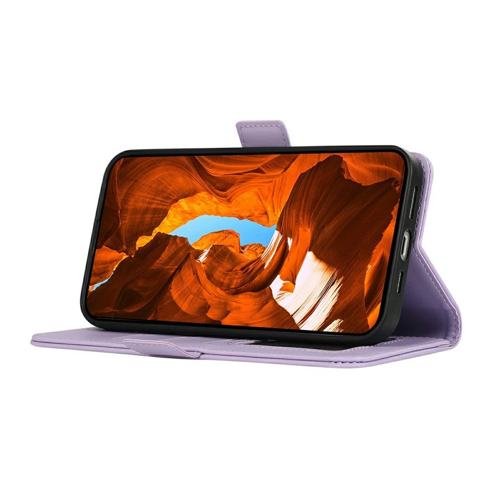 EIDERWOOD Google Pixel 11 Pro XL Flipp Deksel med RFID-Blokkering & Kortholder – Lilla