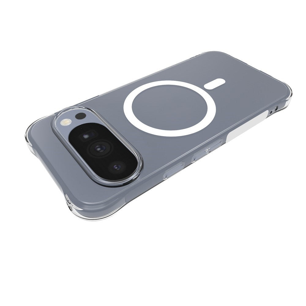 Google Pixel 11 Pro EIDERWOOD Fleksibelt Plast Deksel m. Støtabsorberende Hjørner - MagSafe Kompatibel - Gjennomsiktig