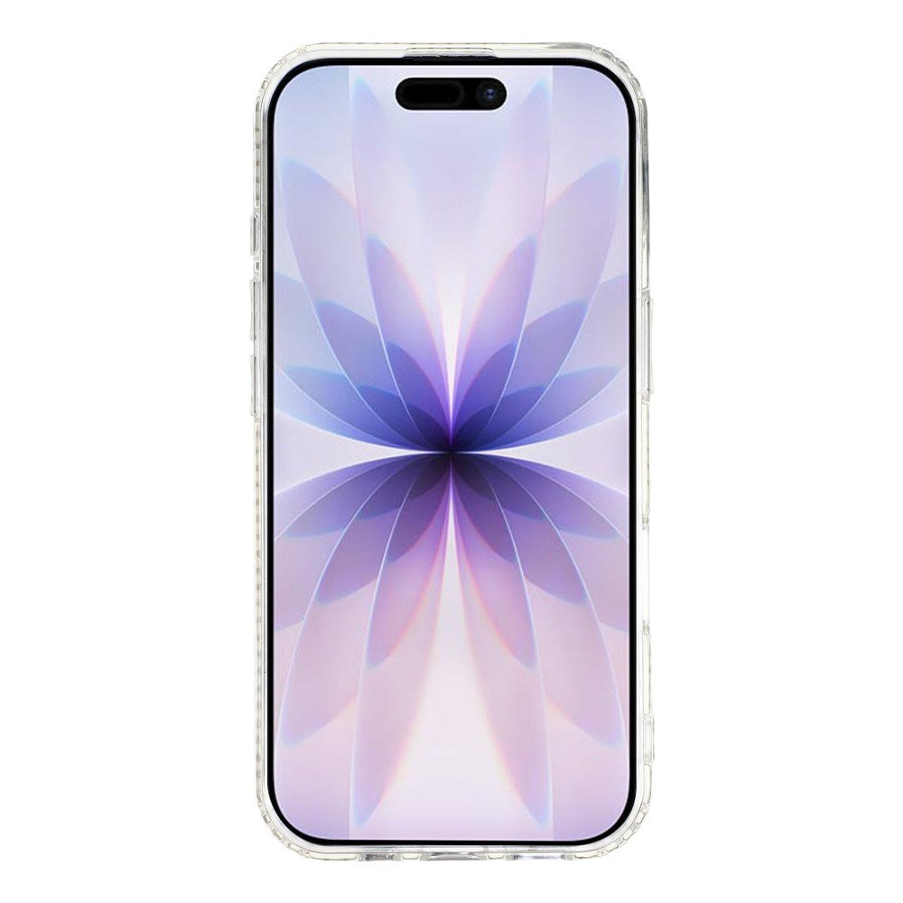 iPhone 17 EIDERWOOD Hybrid Deksel med Strass & Blomsterdesign - Hvit / Blomster